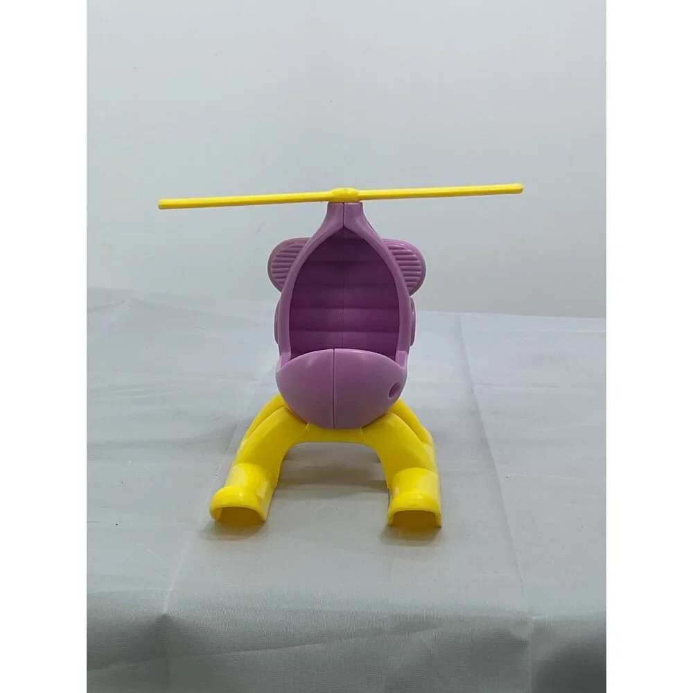 Purple & Yellow Toy Helicopter For Kids